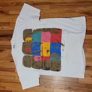 Vintage 1992 U2 Zoo TV Outside Broadcast Tour t-shirt